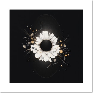 Galaxy Flowers Posters and Art
